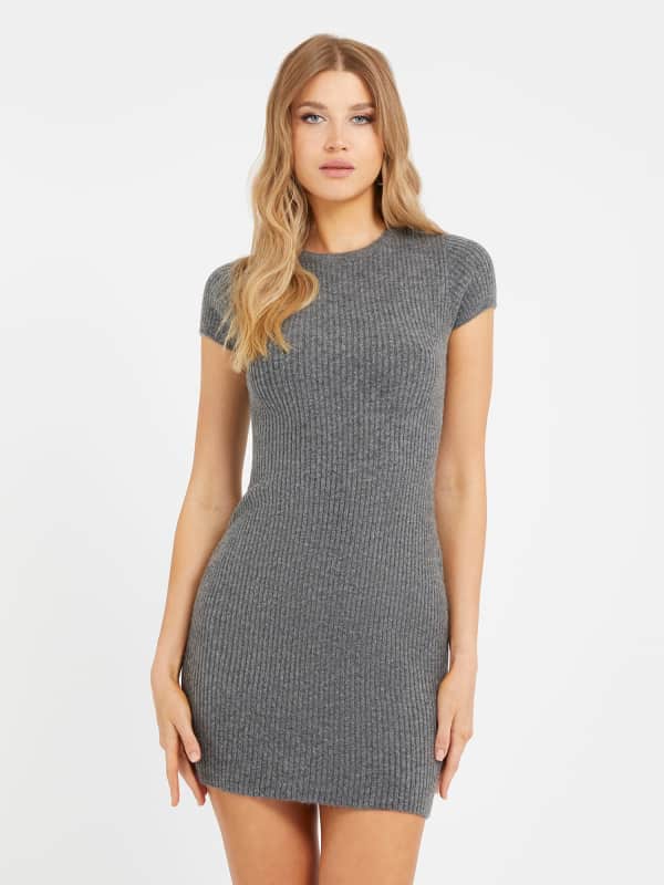 Pокля GUESS Bodycon Mini Sweater Сиво | W3BK0SZ3B50, 0