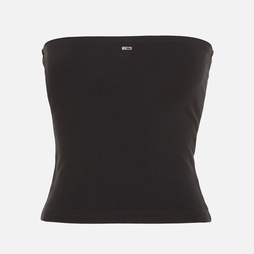 Фланелка Tommy Hilfiger Essential Jersey Tube Top Черно | DW0DW17989BDS