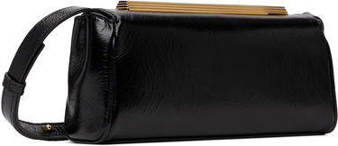 Дамска чанта AMIRI Leather 'MA' Gold-Tone Frame Clutch Черно | AWBGCH1005, 2