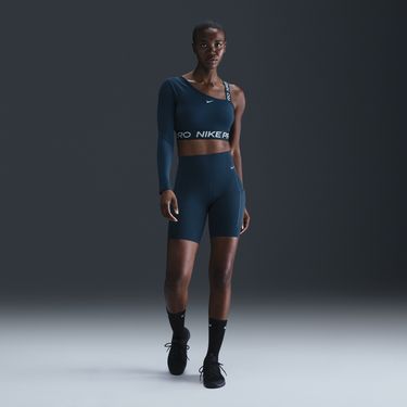 Съкратен топ Nike Asymmetric Dri-FIT Top Синьо | FV8100-478, 4