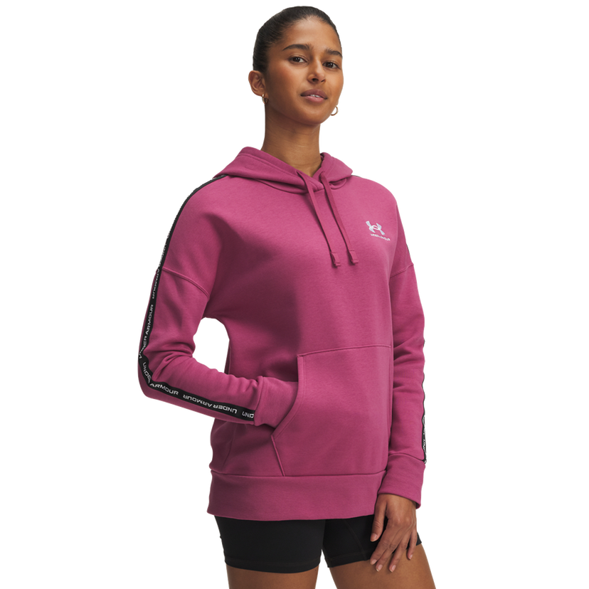 Суитчър Under Armour Icon Fleece Taped Hoodie Розово | 6003708-659