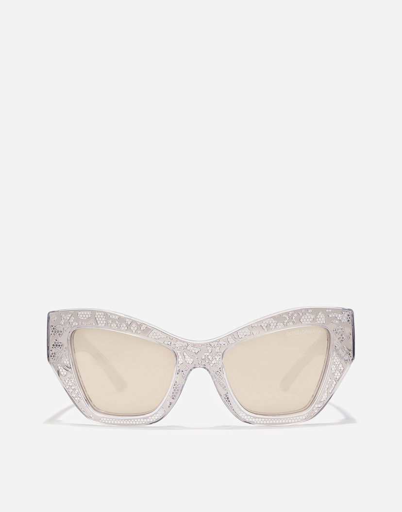 Слънчеви очила Dolce & Gabbana Dolce & Gabbana DG Lace Sunglasses Сиво | VG4494VP3AP9V000