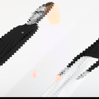 Суитчър Fred Perry Tipped Sweatshirt Черно | G1148 102, 0