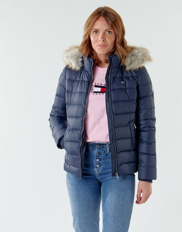 Пухо яке Tommy Hilfiger BASIC HOODED DOWN JACKET Тъмно синьо | DW0DW14693-C87=DW0DW08588-C87, 1