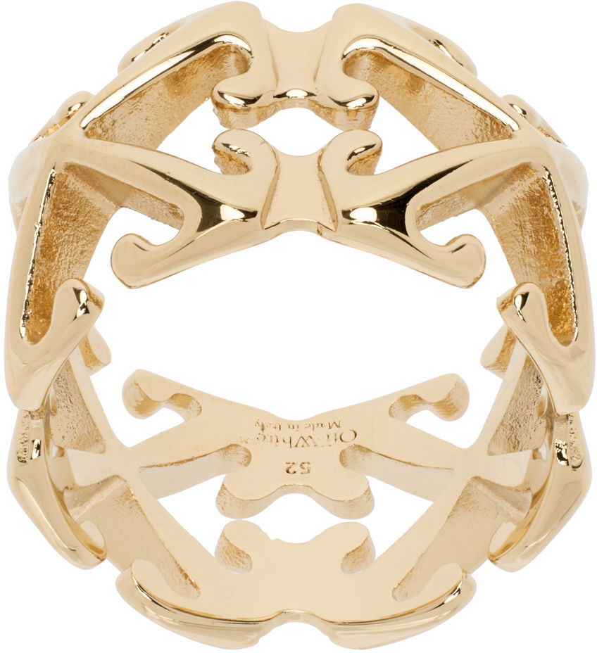 Пръстен Off-White Gold Multi Arrow Ring Металик | OWOC118S24MET0017600, 0