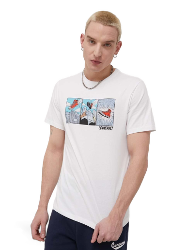 Тениска Converse Comic Graphic T-Shirt Бяло | 10022936.A01