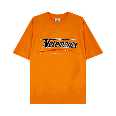 Тениска VETEMENTS Hi-Speed T-Shirt Оранжево
 | UA53TR630O NEON, 0
