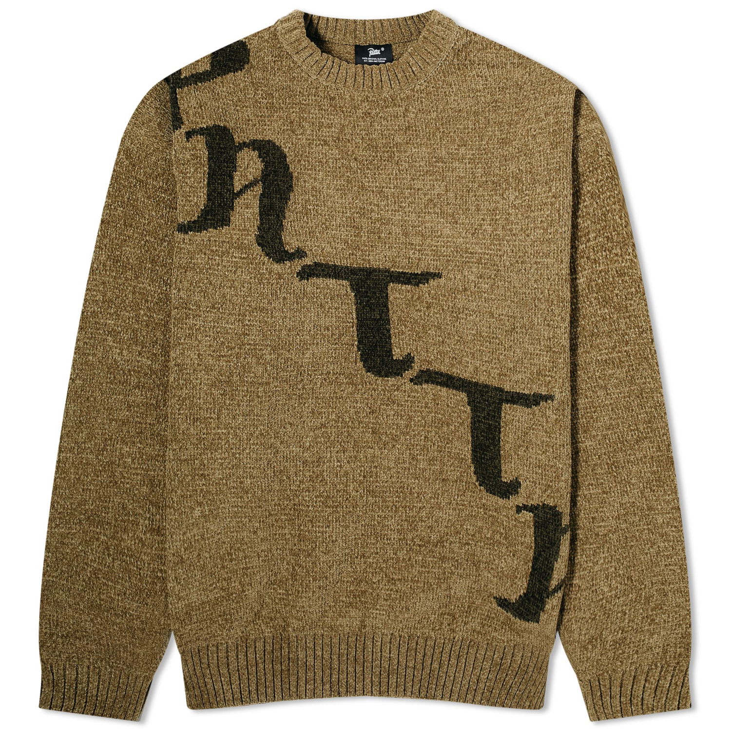 Пуловер Patta Chenille Crew Neck Jumper Кафяво | POC-SS24-324-0242-074, 0