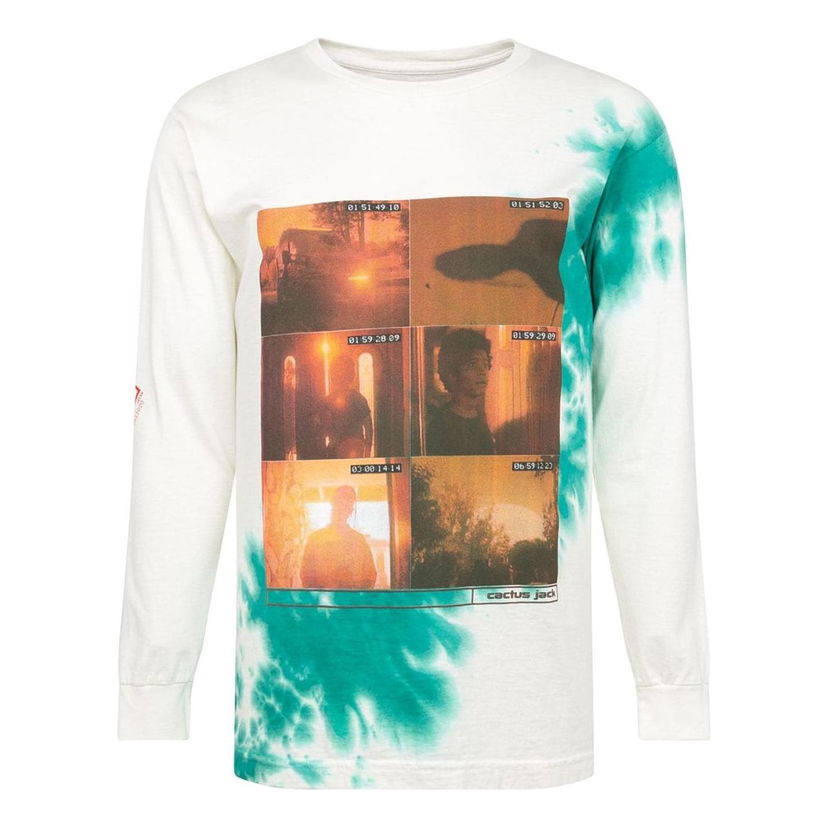 Тениска Cactus Jack by Travis Scott Travis Scott Cactus Jack Something's Coming II Long-Sleeve T-Shirt Бяло | CJPS-LS29