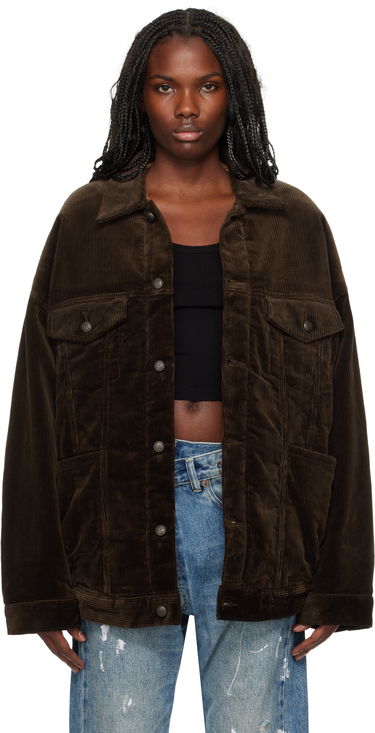 Яке R13 R13 Lacey Corduroy Trucker Jacket Кафяво | R13WD210-D259A, 0