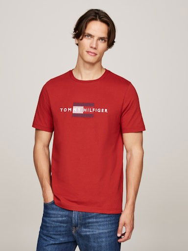 Тениска Tommy Hilfiger S/S T-Shirt Червено | MW0MW36455XNN, 0