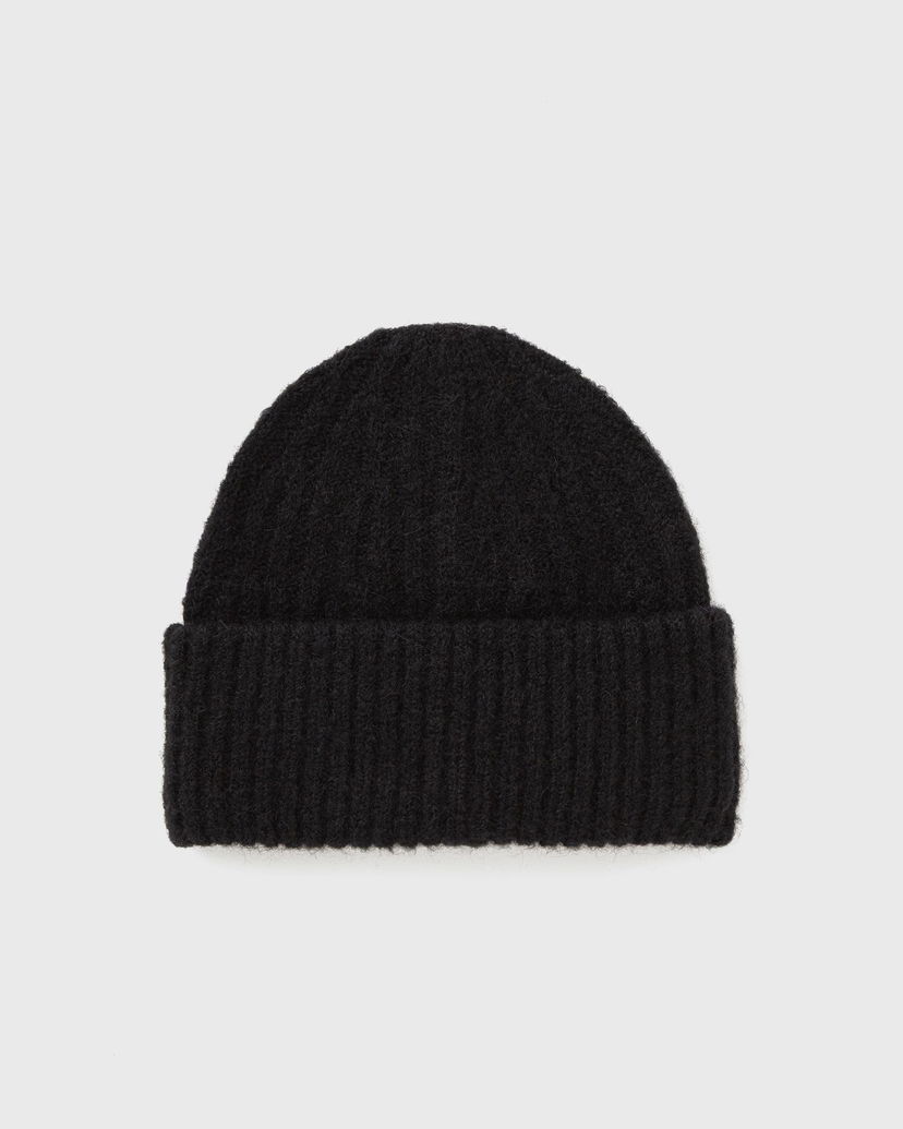 Шапка American Vintage EAST Knitted Beanie with Ribbed Cuff Черно | EAST22AH25-NOIR
