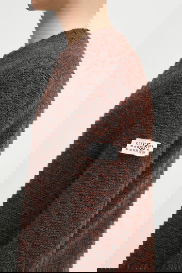 Пуловер Maison Margiela Textured Distressed Crewneck Knit Sweater Многоцветен | SH2HL0034.M13174.961, 3