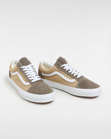 Кецове и обувки Vans Old Skool Canvas Suede Shoes (brown) Unisex Brown, Size 2.5 Бежово | VN000CT8BRO, 1