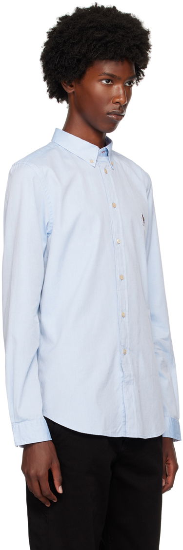 Риза Paul Smith PS Paul Smith Zebra Oxford Shirt Синьо | M2R-599R-FZEBRA-44, 1