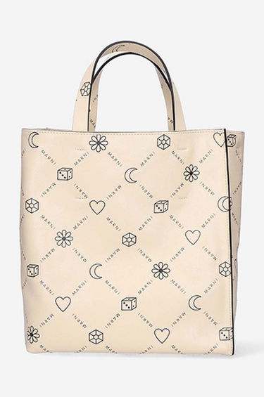 Дамска чанта Marni Leather Handbag Бежово | SHMP0018U4.P4599.00W12, 0