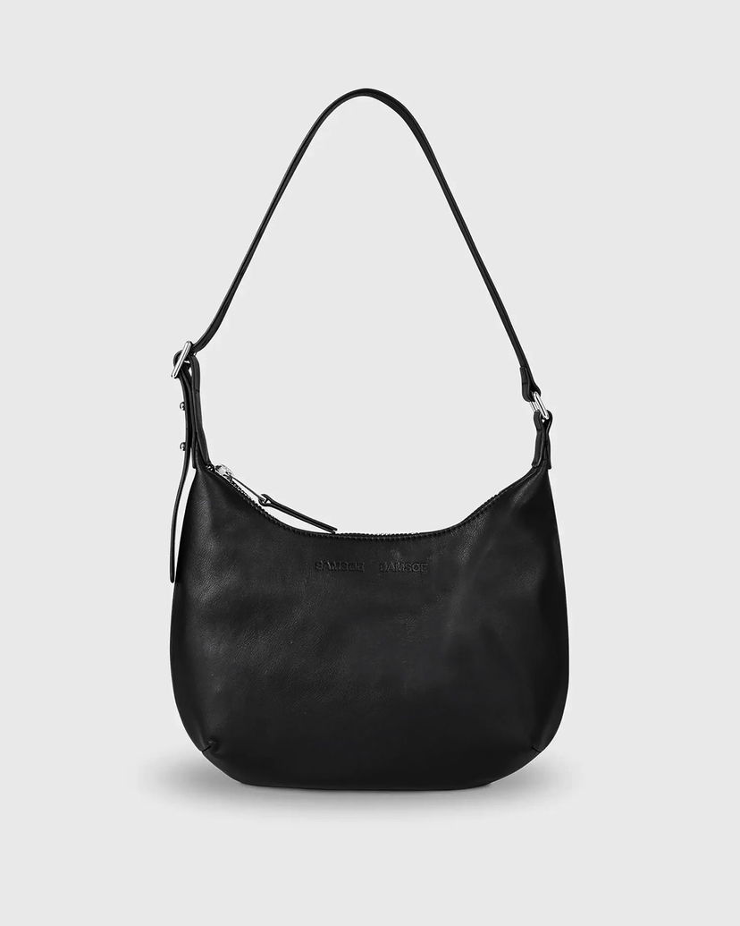 Чанта през рамо Samsoe Samsoe Safreja Midi Shoulder Bag Черно | F25100103-CLR000021