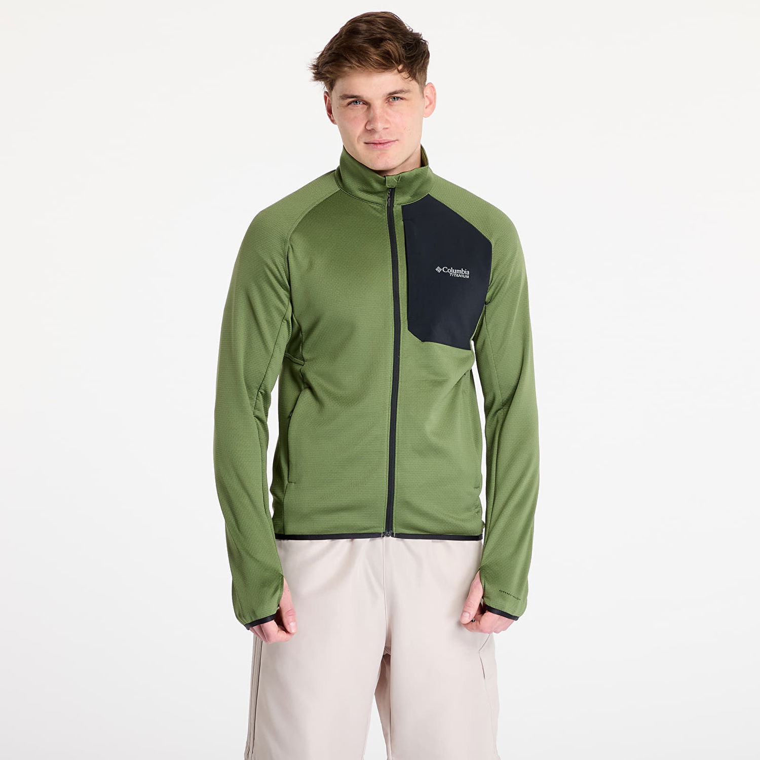 Суитчър Columbia Triple Canyon Grid Fleece Зелено | 2094963352, 0