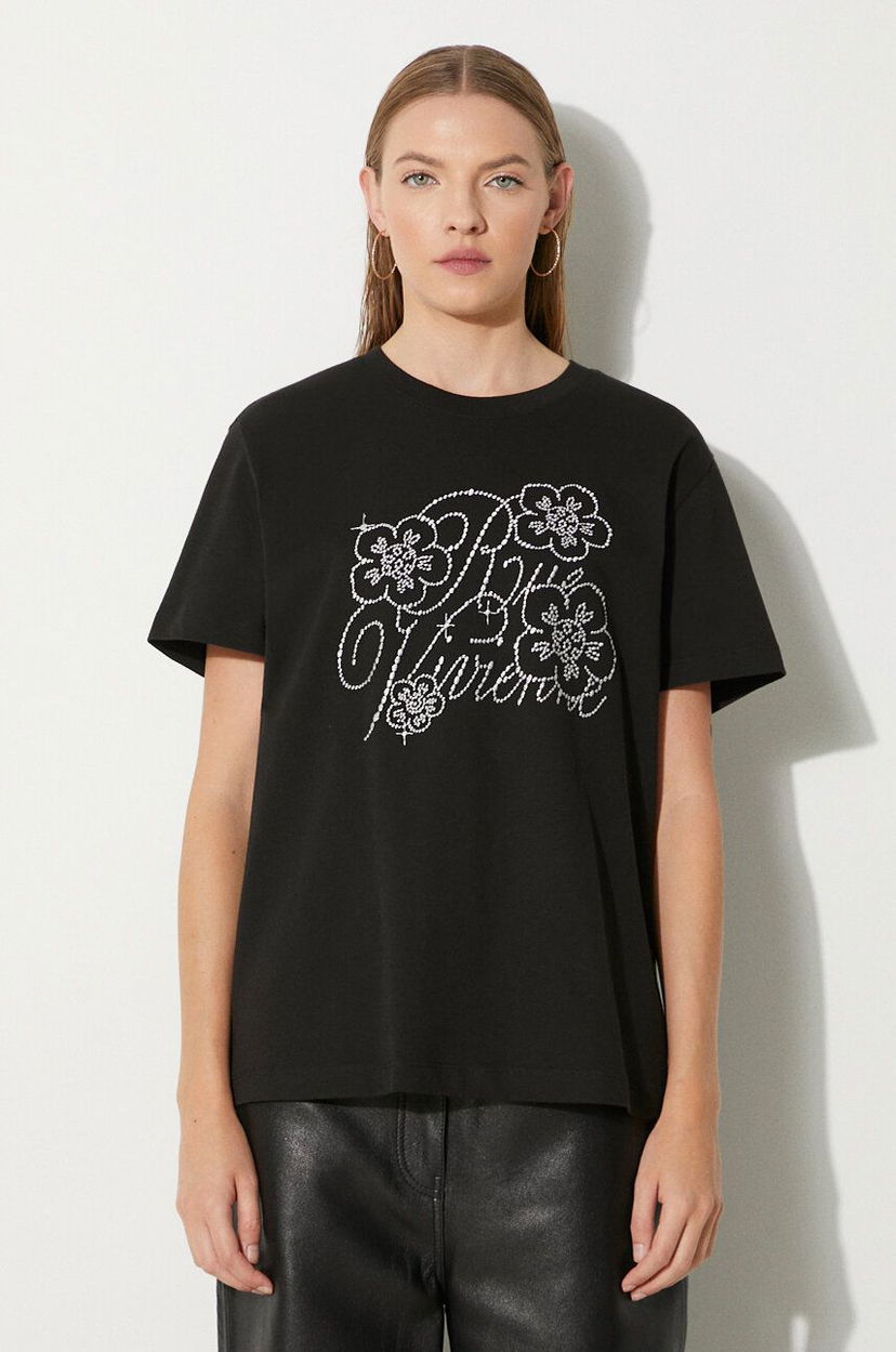 Тениска KENZO Constellation Emb T-Shirt Черно | FE62TS1434SG.99J