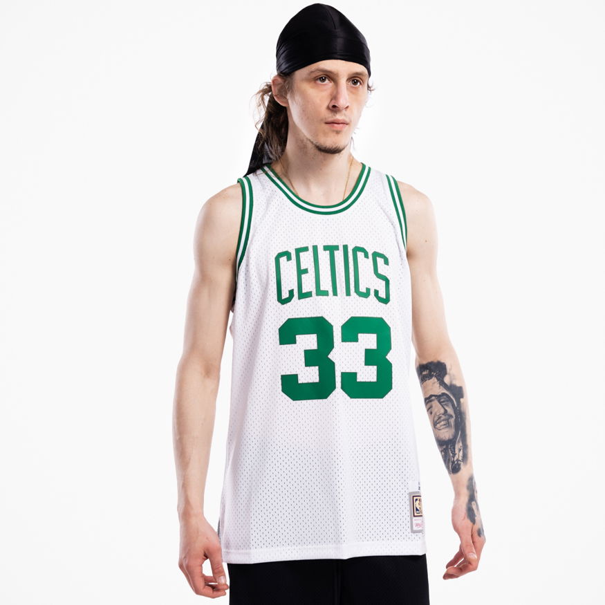 Фланелка Mitchell & Ness Swingman Jersey Boston Celtics Larry Bird Бяло | SMJYGS18141-BCEWHIT85LBI, 0