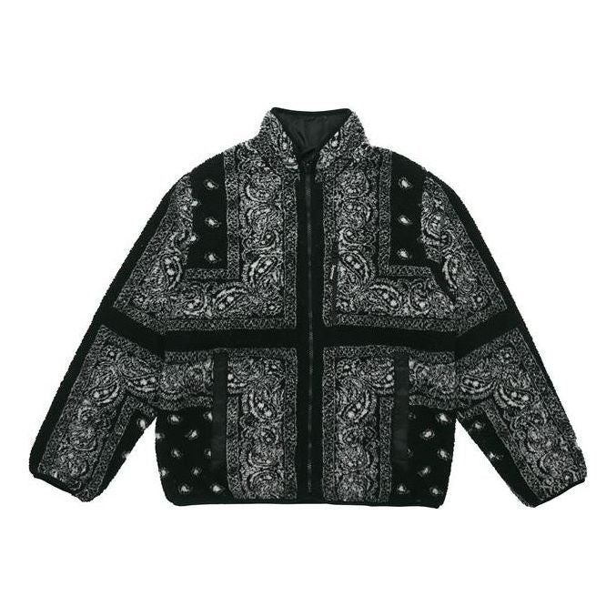 Яке Supreme Reversible Bandana Fleece Jacket Черно | SUP-FW19-341