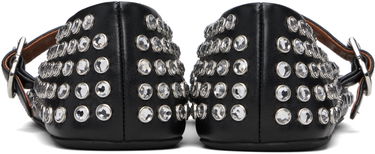 Облекло Alaïa ALAÏA Lambskin Ballerina Flats with Strass Черно | AA3A029CK116, 1