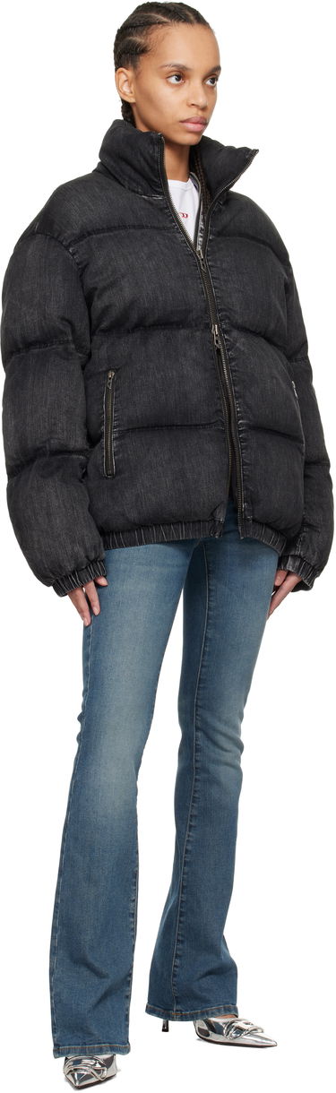 Пухо яке Diesel Diesel W-Mons-A Denim Puffer Jacket Черно | A16077 0ABCB, 3