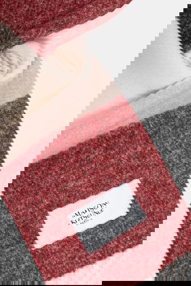 Шал MAISON KITSUNÉ Alpaca Striped Scarf Многоцветен | PM06203WA0022, 2