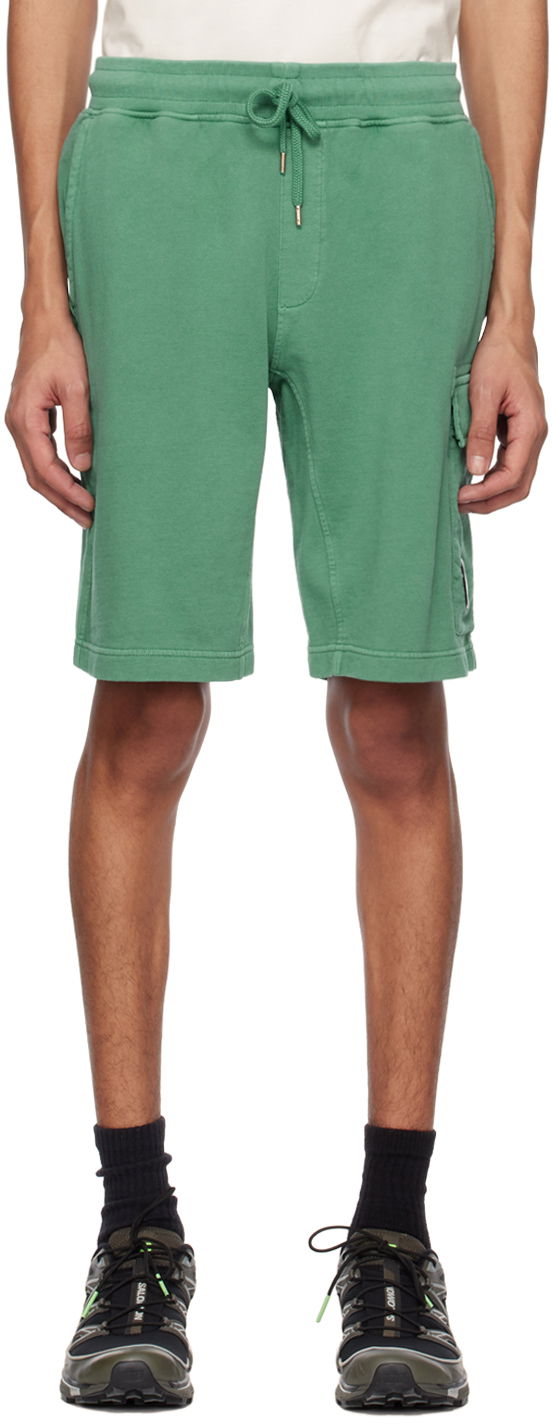 Къси панталони C.P. Company Flap Pocket Shorts Зелено | 14CMSB139A-005398R, 0