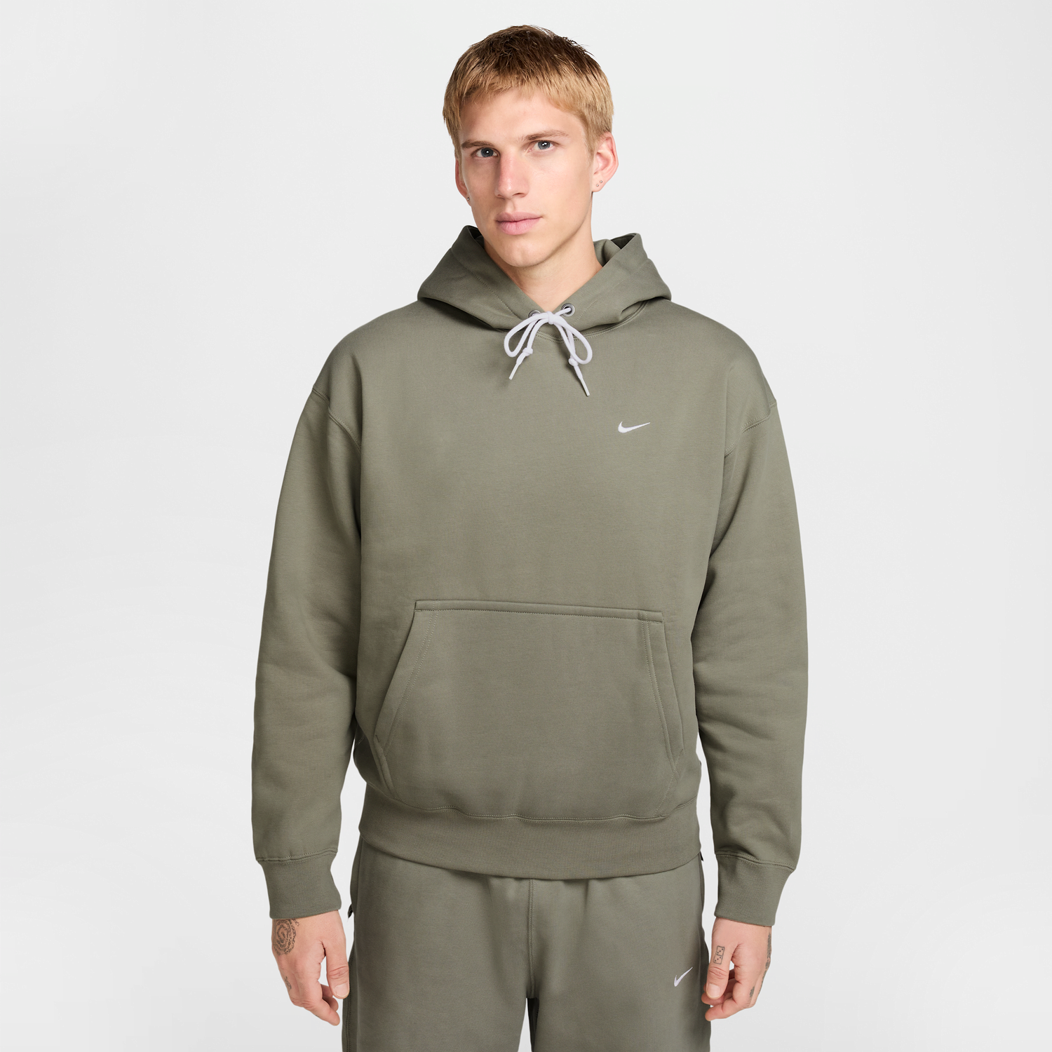 Суитчър Nike Solo Swoosh Fleece Hoodie Зелено | DX1355-320, 1
