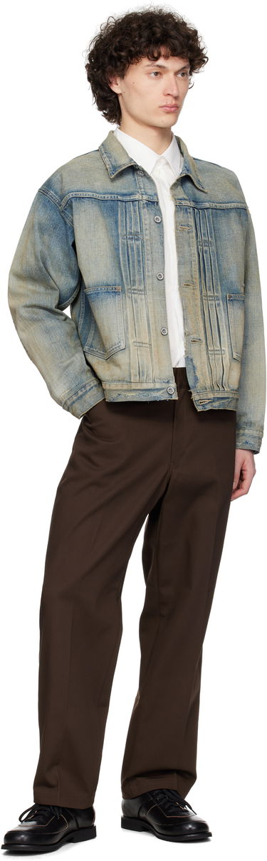 Панталони Neighborhood Neighborhood WP Wide Trousers Кафяво | 251SPNH-PTM01, 3