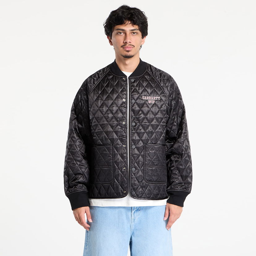 Яке бомбър Carhartt WIP Alumni Liner Quilted Jacket Черно | I035146.89XX