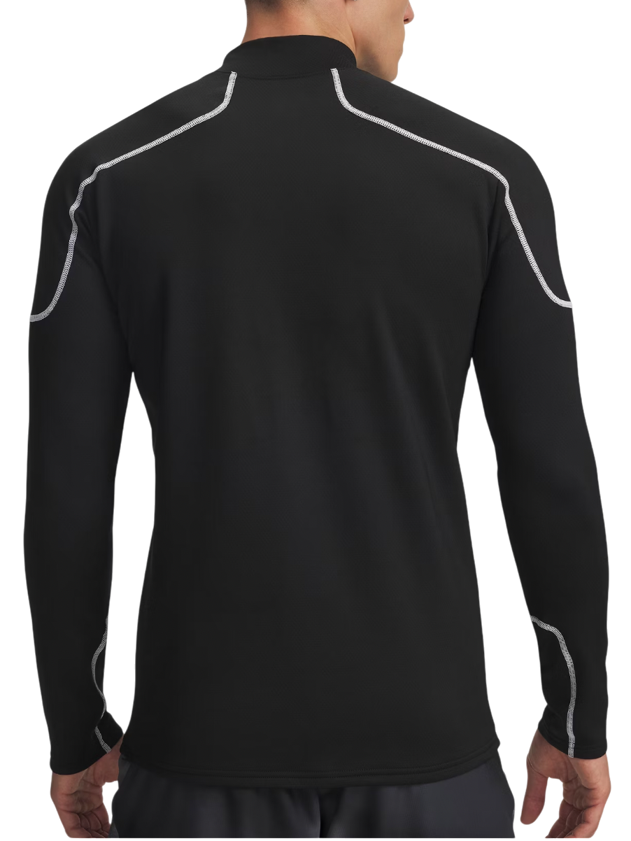 Тениска Under Armour Under Armour ColdGear Grid Mock Neck Long Sleeve T-Shirt Черно | 6007127-001, 1