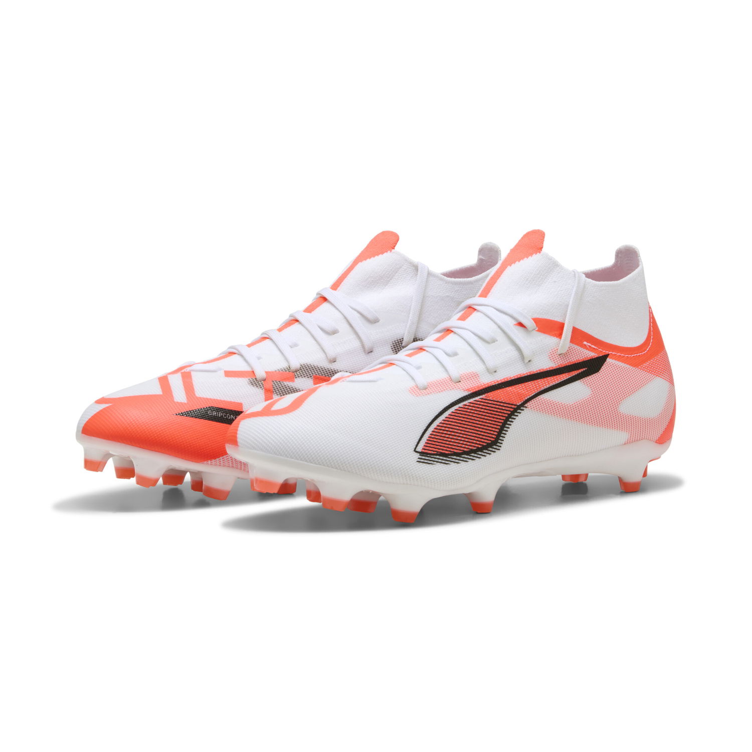 Кецове и обувки Puma ULTRA 5 MATCH+ FG/AG Soccer Cleats Бяло | 108162_01, 1