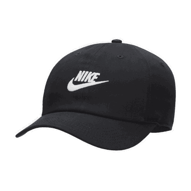 Шапка с козирка Nike Kids' Nike Club Futura Washed Baseball Cap Черно | FB5063-010, 0