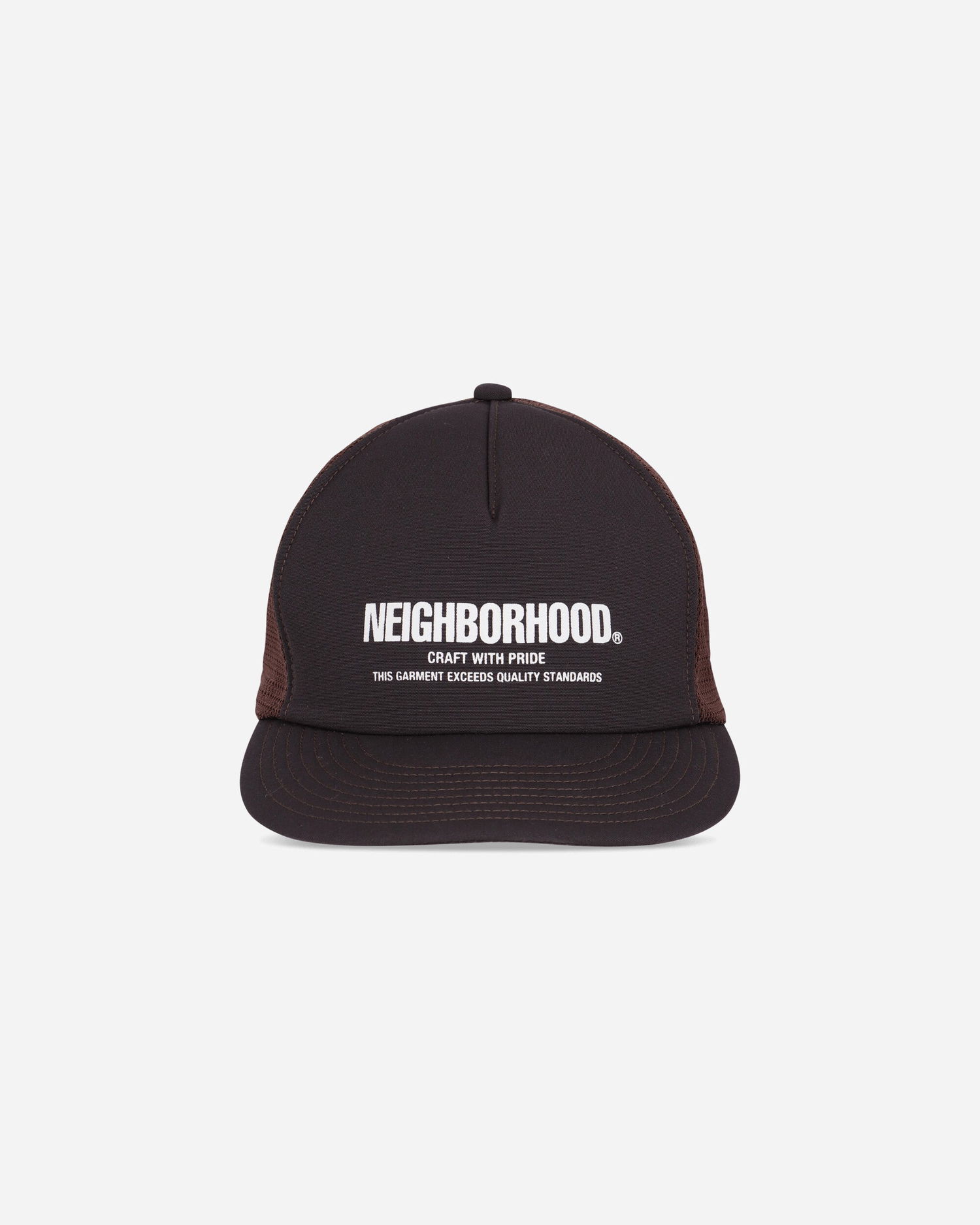 Шапка с козирка Neighborhood Neighborhood Mesh Trucker Cap Кафяво | 251YGNH-HT06 BR, 0
