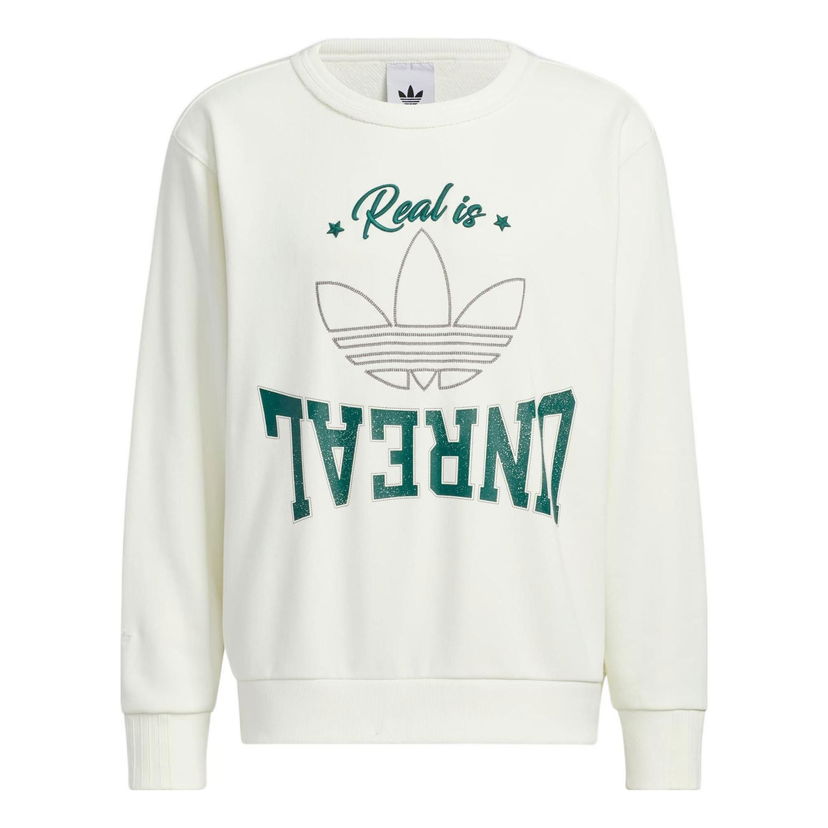 Пуловер adidas Originals adidas Originals Unreal Sweatshirt Бяло | HS7277