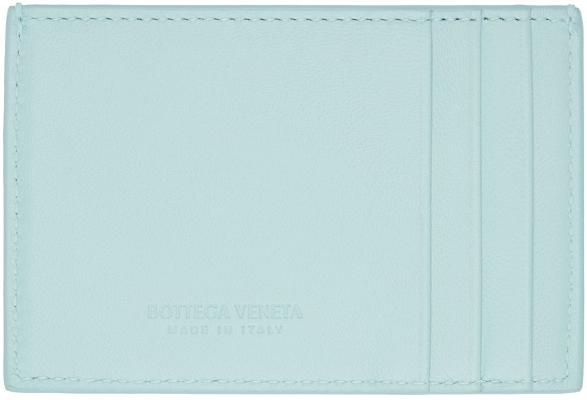 Портфейл Bottega Veneta Cassette Card Holder Тюркоазено | 742693 VCQC4, 1