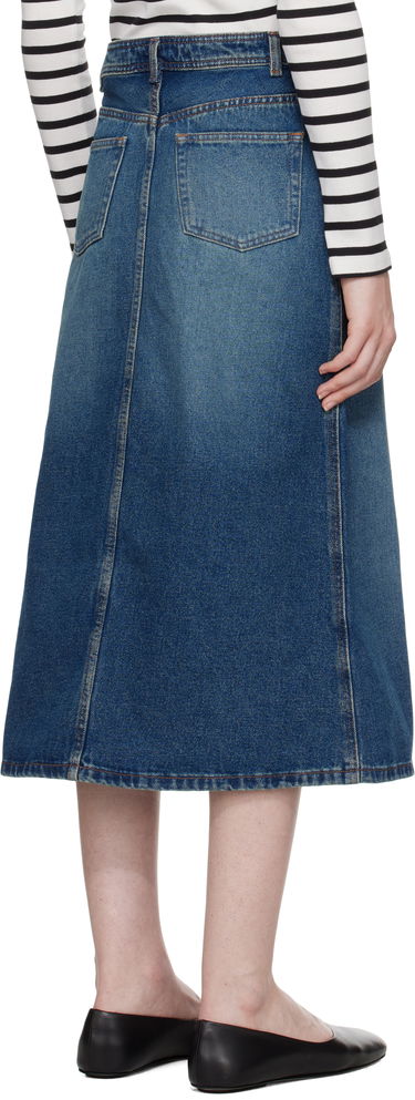 Пола A.P.C. Denim Midi Skirt Синьо | COHFC-F06423, 2