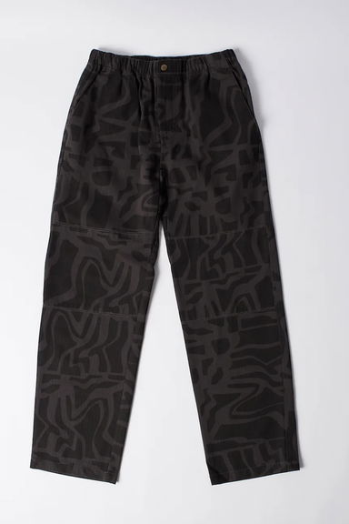 Parra Broken ftp Abstract Pattern Pants, 0
