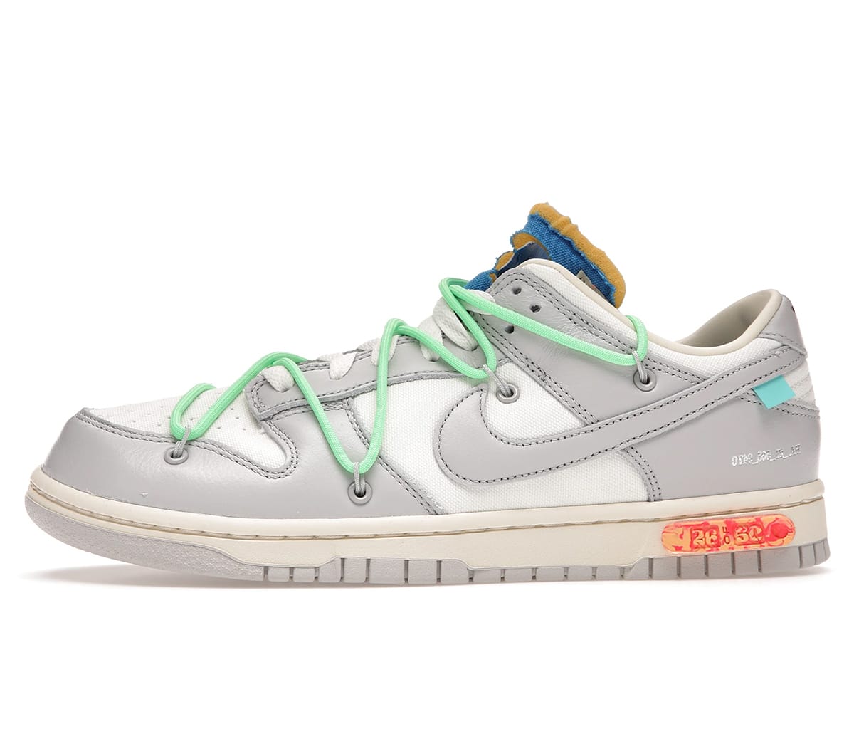 Кецове и обувки Nike Off-White x Dunk Low "Lot 26 of 50" Сиво | DM1602-116, 0
