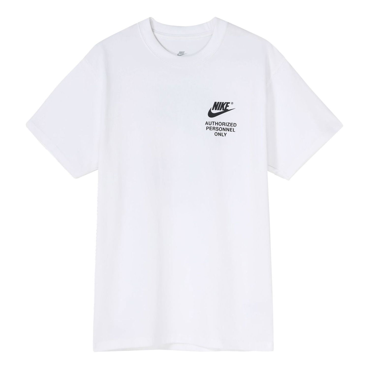 Тениска Nike Authorized Personnel Only Cotton T-Shirt Бяло | DM6428-100, 0