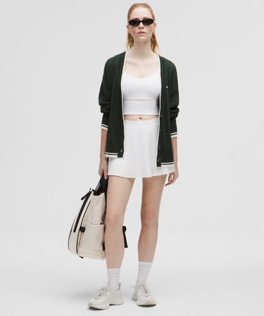 Пуловер lululemon Cable-Knit Tennis Cardigan Зелено | prod20001107, 1