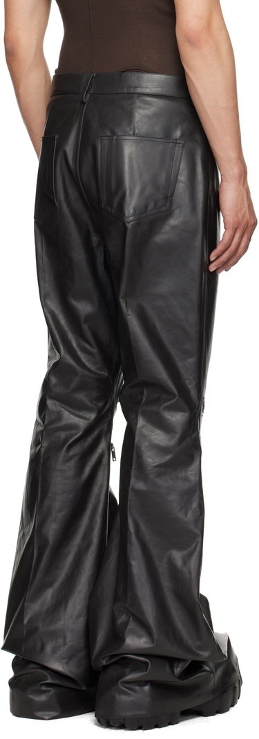 Панталони Rick Owens Rick Owens Hollywood Bolan Cargo Leather Pants Черно | RU01E5336 LTP, 2