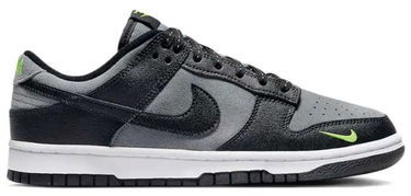 Кецове и обувки Nike Dunk Low Black Grey Green Strike Черно | FQ2205-001, 0