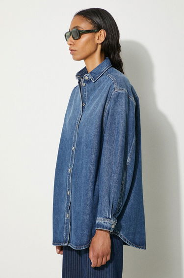 Риза Samsoe Samsoe Samsoe Samsoe Salea Relaxed Denim Shirt Синьо | F24200016, 3