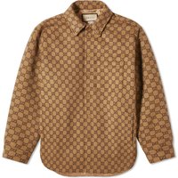 Риза Gucci GG Monogram Overshirt Бежово | 762183-ZAPDW-2378, 1