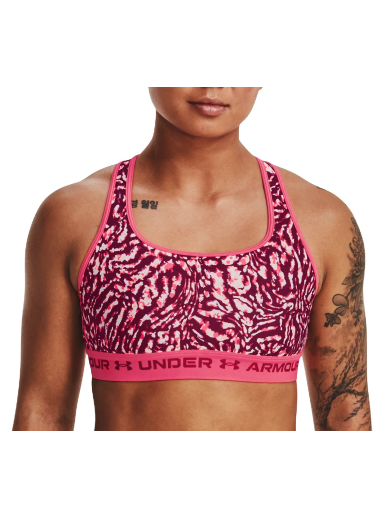 Сутиен Under Armour Crossback Mid Print Bra Розово | 1361042-975