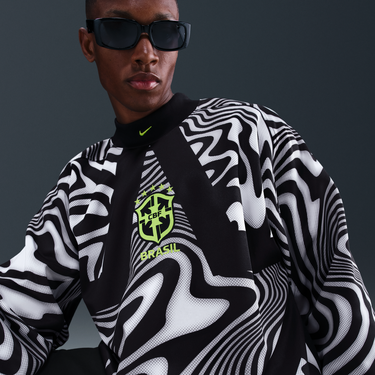 Фланелка Nike CBF Brasil AU Wavy Pattern Long-Sleeve Goalkeeper Shirt Многоцветен | IO0795-010, 3