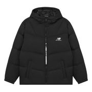 Logo Print Mid Down Jacket